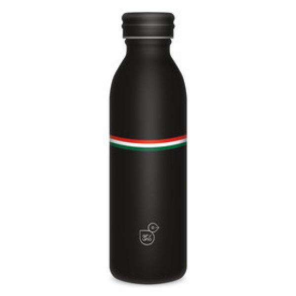 Duplafalú fémkulacs 600ml- Magyar zászlós
