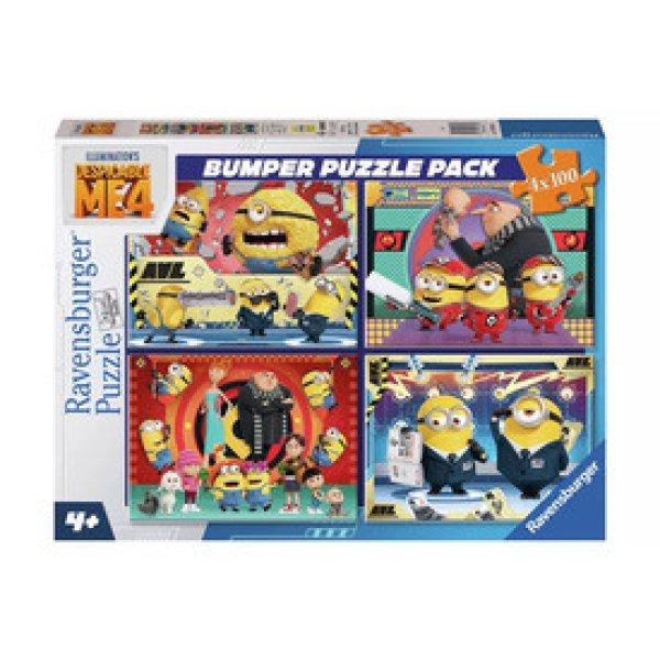 Puzzle 4x100 db - Minyonok 4