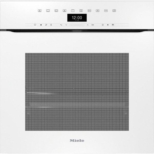 Miele H 7464 BPX briliánsfehér beépíthető fogantyú nélküli kompakt
sütő