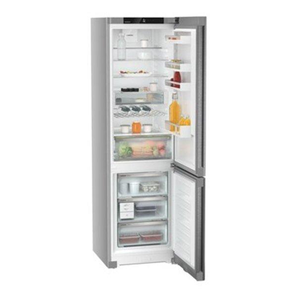 Liebherr CNsdb 5723 Plus NoFrost alulfagyasztós hűtő nemesacél 202x60x68cm