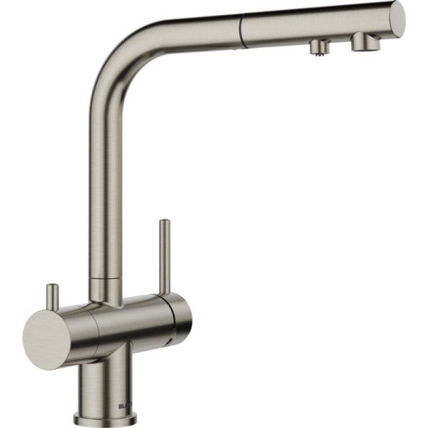 Blanco FONTAS-S II kihúzható csaptelep víztisztítóhoz satin platinum 527715
