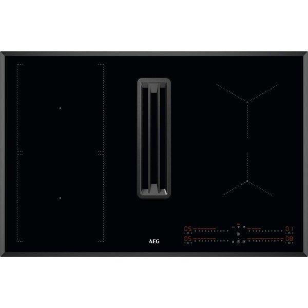 AEG CCE84543FB beépíthető indukciós főzőlap, Hob2Hood, 83 cm