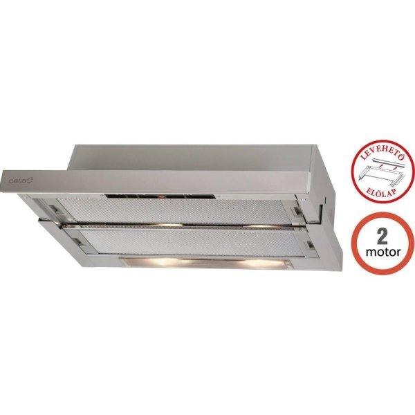 CATA Beépíthető Teleszkópos Páraelszívó TF-5260 LED Alu