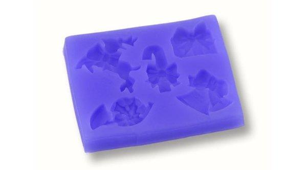 Karácsonyi ajándékok szilikon fondant forma