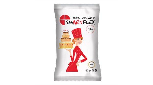 1 kg Piros Smartflex tortaburkoló massza