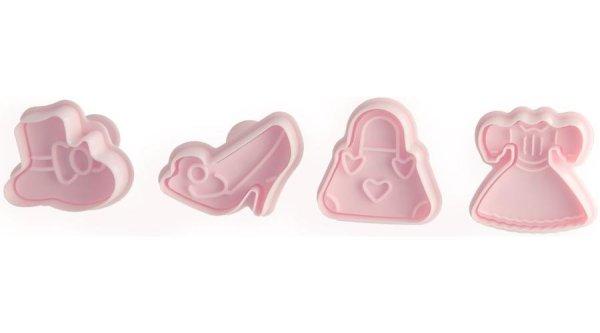 Rugós Zenker csajos fondant kiszúró készlet