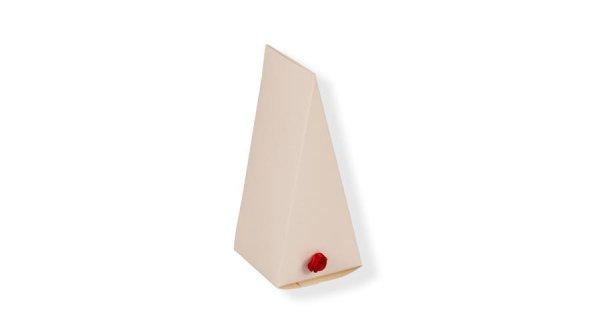 Drapp tortaszelet doboz 5,5*5,5*12,5 cm