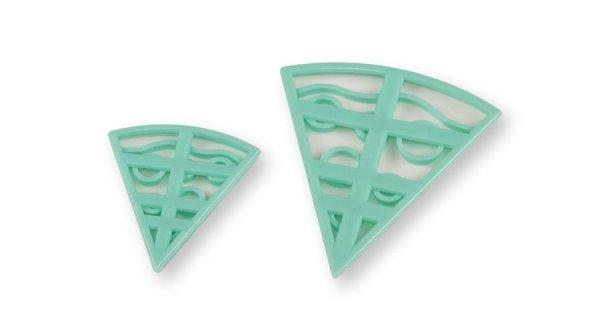 Pizzaszelet fondant mintázó