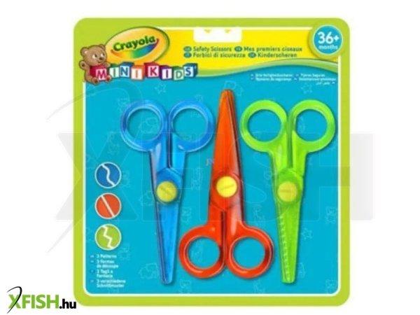 Crayola Mini Kids: 3 db-os műanyag olló készlet