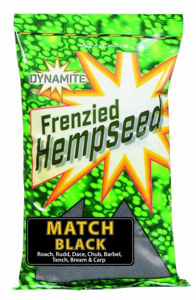 Dynamite Baits Frenzied Hempseed Kendermagos Etetőanyag Match Black 1kg (DY451)