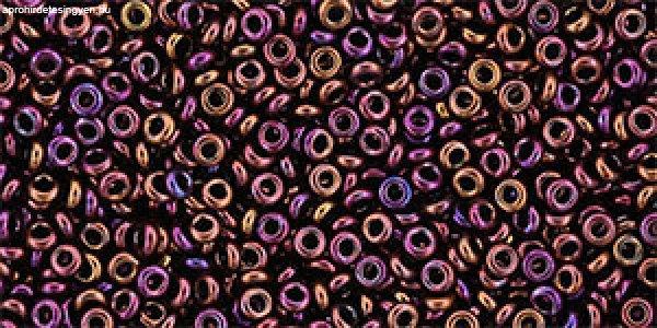 Toho demi round gyöngy - 502 - Higher-Metallic Amethyst - 11/0