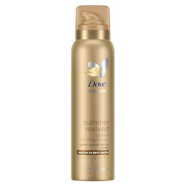 Dove Önbarnító testhab Summer Revived Medium to Dark (Gradual Tanning Mousse)
150 ml