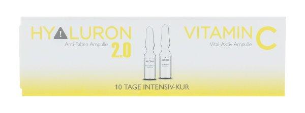 Alcina Regeneráló bőrápoló ampullák hialuronsavval és C-vitaminnal
Vital-Aktiv Ampulle 10 x 1 ml