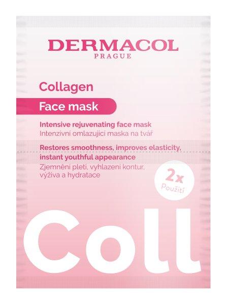 Dermacol Fiatalító arcmaszk Collagen (Face Mask) 2 x 8 ml