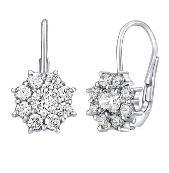 Silvego Virágos ezüst fülbevalók cirkónium kövekkel Swarovski
SILVEGO31572W