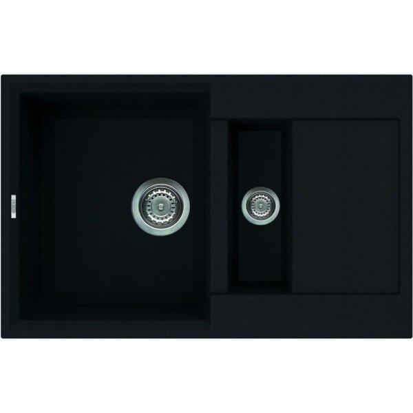 Elleci Easy 325 gránit mosogató medence G40 nero