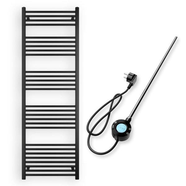 Törölközőszárító radiátor elektromos fűtőpatronnal 60 x 180 cm - Nero
Italia S-600W (fekete)