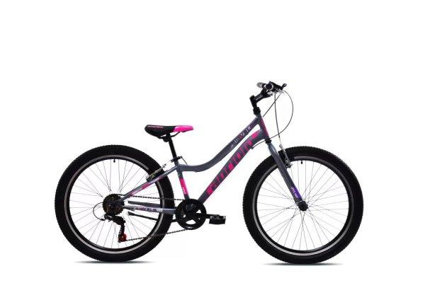 Capriolo Diavolo 400 24" férfi MTB kerékpár Grafit-Rózsaszín 2025