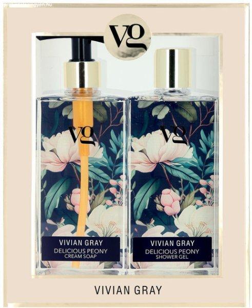 Vivian Gray Ajándékcsomag Delicious Peony Set Cream