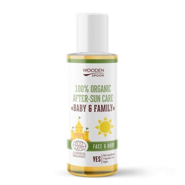 WoodenSpoon Gyermek napozás utáni krém Baby & Family 100 ml