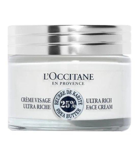 L'Occitane en Provence Bőrkrém száraz és nagyon száraz bőrre Shea
Butter (Ultra Rich Face Cream) 50 ml