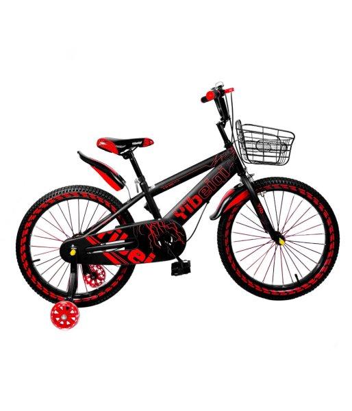MK YB collection Yukon kerékpár fekete-piros színben 20" + ajándék