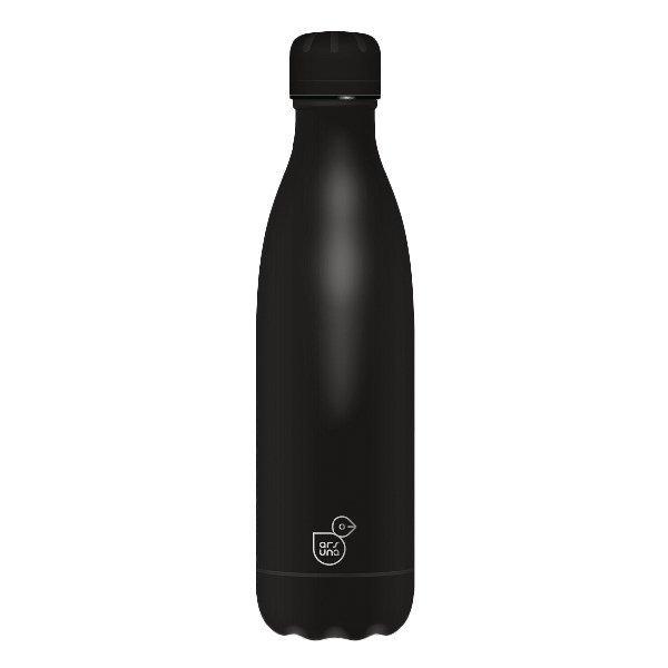 Kulacs duplafalú ARS UNA fém 500 ml Noir