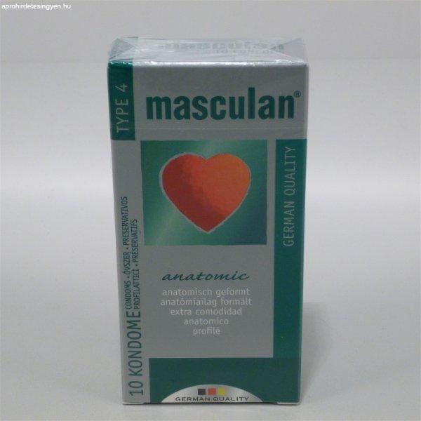 Óvszer masculan 4-es anatómiailag formált 10 db