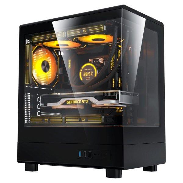 darkFlash DB330M Tempered Glass Black