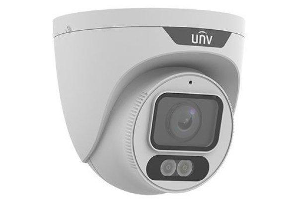 Uniview Easystar 4MP Colorhunter turret dómkamera, 4mm@F1.0 fix objektívvel,
mikrofonnal