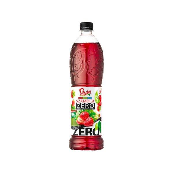 Gyümölcsszörp 1l, szamóca Zero Pölöskei