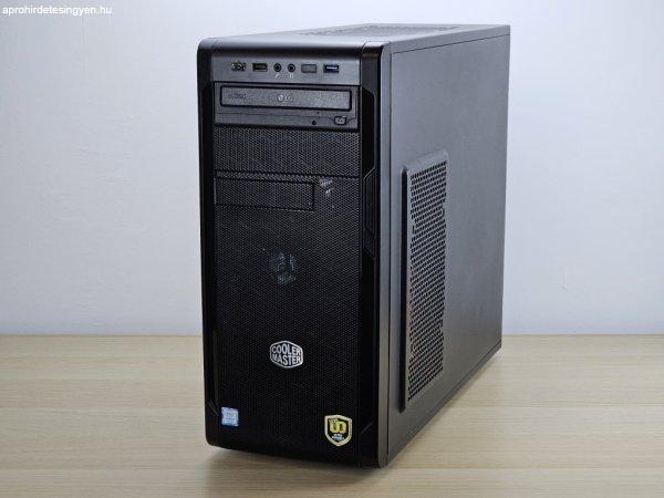 Egyedi PC + NVIDIA / i5-7600 / 8GB RAM / 256GB SSD / 500GB HDD