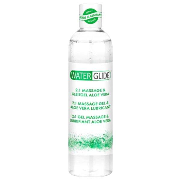 Waterglide 2in1 – aloe verás síkosító és masszázsgél (300 ml)
