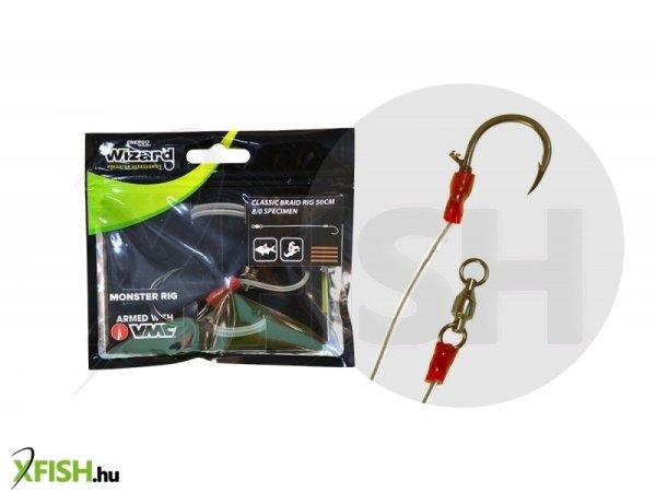 Wizard Monster Classic Braid Rig Specimen Harcsázó Előke 8.0-ás Horoggal
1db/csomag