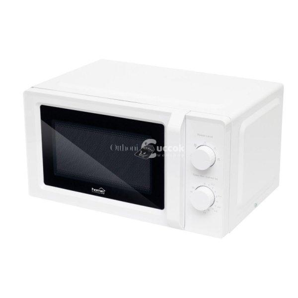 Home HGMH19 mikrohullámú sütő, 700 W, 19 L, 5 fokozat, innoWAVE
technológia, kiolvasztás súly és idő szerint, max. 30 p időzítő