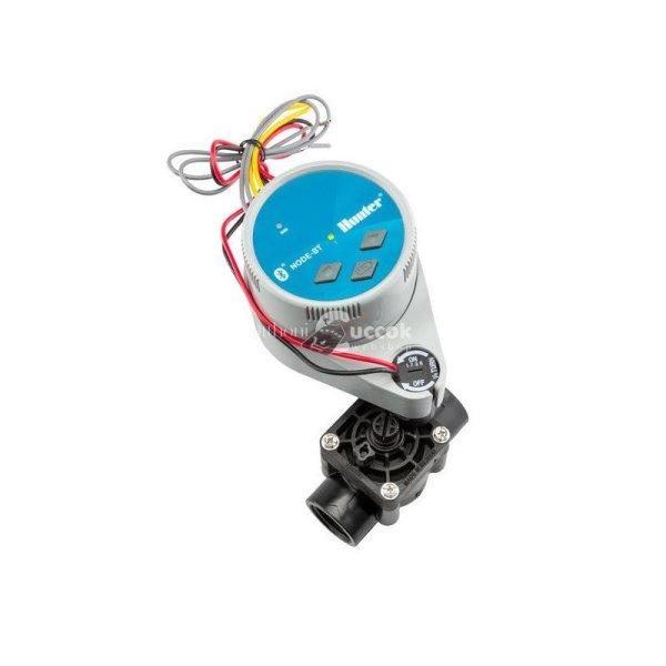 Hunter Bluetooth vezérlő NODE-BT-100 - elemes, PGV101G-B BSP mágnesszeleppel,
1 körös, kültéri, okos öntözőrendszer