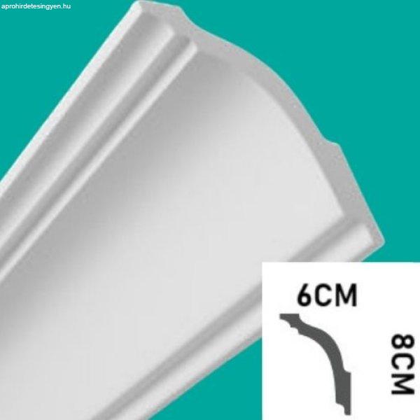 27 db hungarocell sarokléc stukkó – 6 x 8,5cm-es, beltéri éllezárás
mennyezet és fal találkozásához