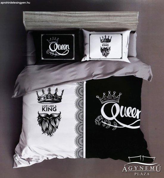7 részes Mr. & Mrs. ágyneműhuzat garnitúra, ágynemű garnitúra szett,
szakállas King és Queen