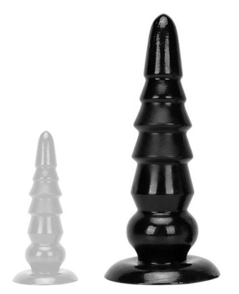 Plug Tower Up M – prémium anális kiegészítő, 32x9 cm, fekete