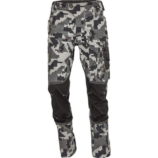 Cerva Férfi munkanadrág NEURUM CAMOUFLAGE - Antracit | 54