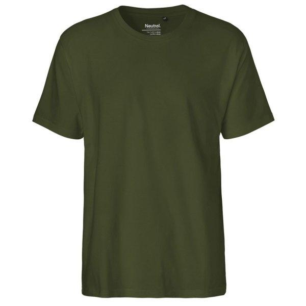 Neutral Férfi póló Classic organikus Fairtrade biopamutból - Military | S