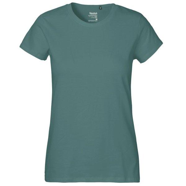 Neutral Női póló Classic organikus Fairtrade biopamutból - Teal | XXL