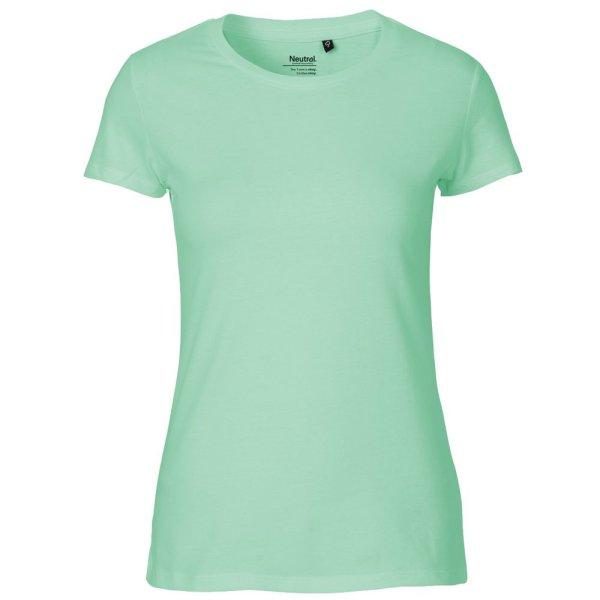 Neutral Női póló Fit organikus Fairtrade biopamutból - Dusty mint | XXL