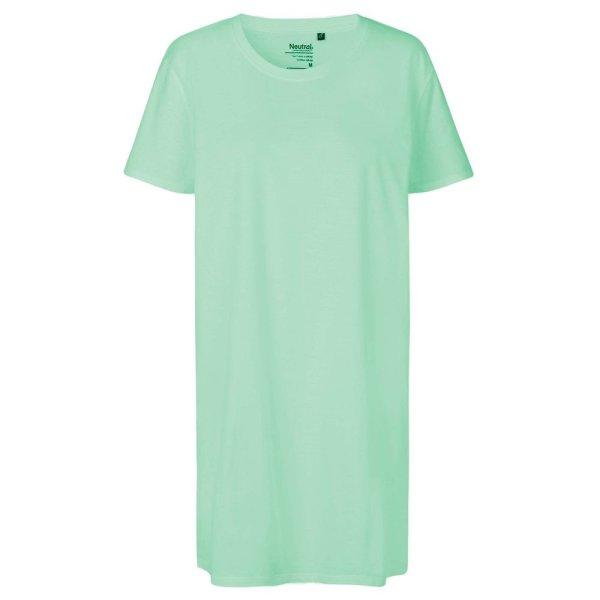 Neutral Hosszú női póló organikus Fairtrade biopamutból - Dusty mint | XS