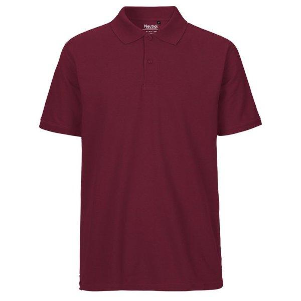 Neutral Férfi galléros póló Classic organikus Fairtrade biopamutból -
Bordeaux | XS