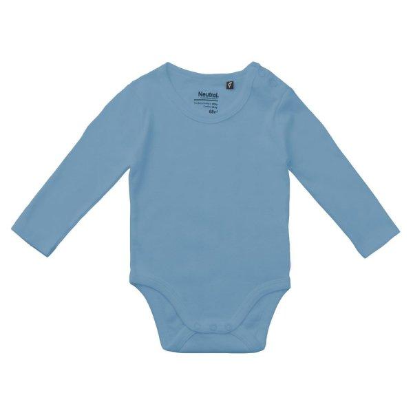 Neutral Hosszú ujjú baba body organikus Fairtrade biopamutból - Dusty indigo
| 68