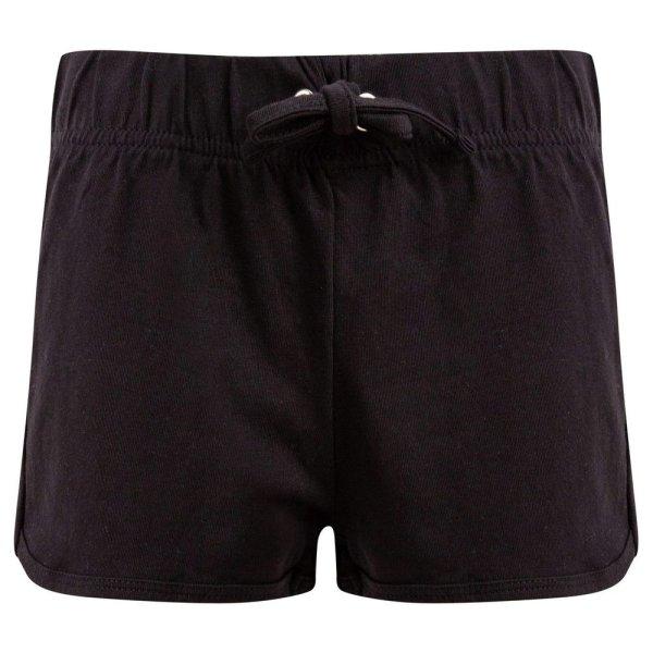 SF (Skinnifit) Retró gyerek rövidnadrág - Fekete / fekete | 5-6 éves