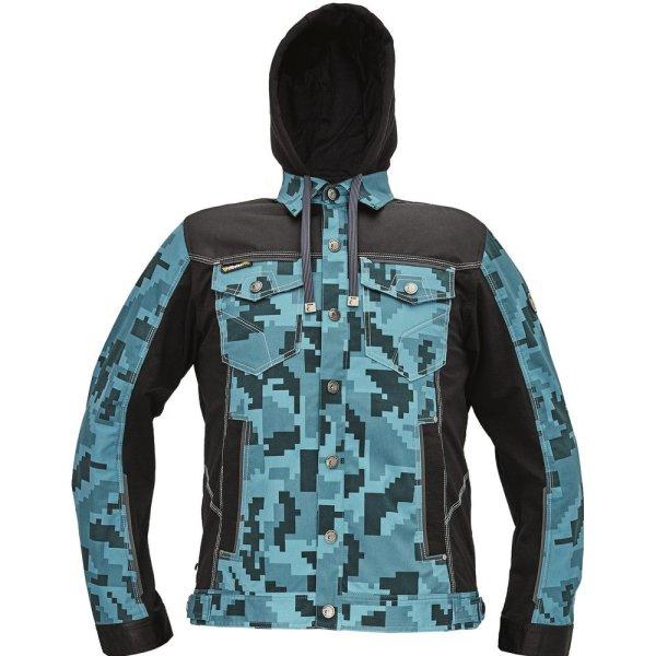 Cerva Munkaruha felső kapucnival NEURUM CAMOUFLAGE - Olajzöld | 60