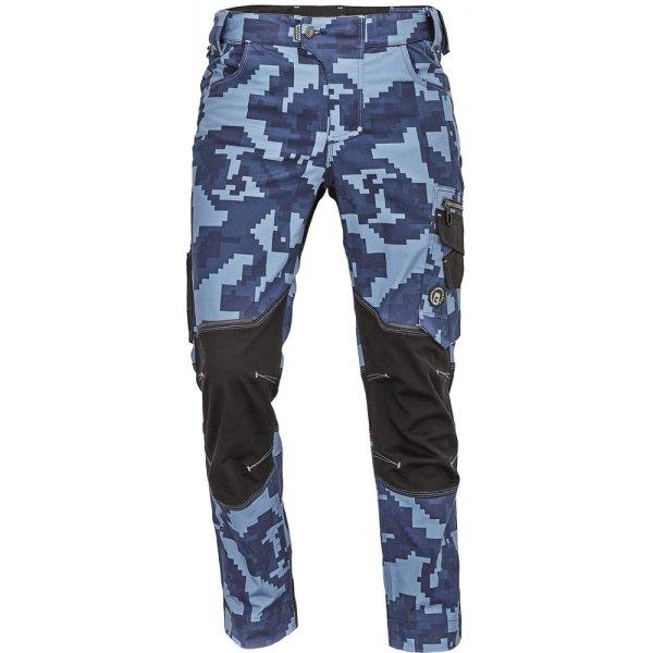 Cerva Férfi munkanadrág NEURUM CAMOUFLAGE - Sötétkék | 56