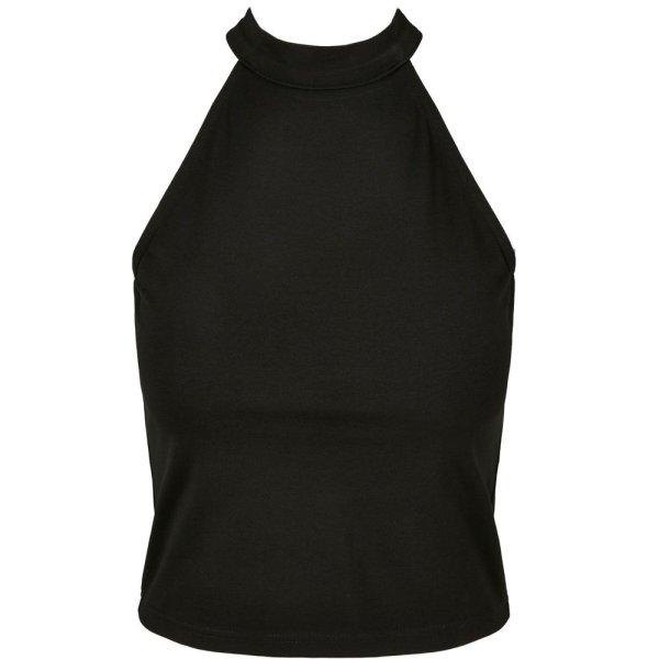 Build Your Brand Női nyak körüli felső - Fekete | XXXXL